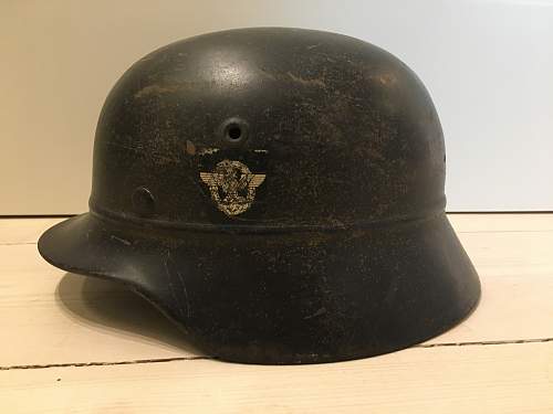 M40 helmet with decals