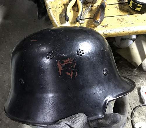 Early Fire Police Helmet