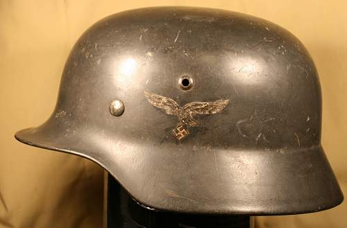 luftwaffe helmet is it a fake or what?