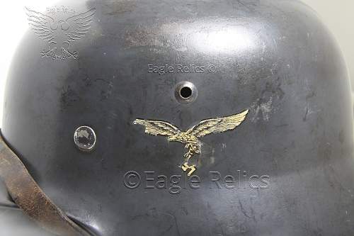 Stahlhelm M35 Luftwaffe DD Parade Helmet
