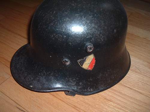 Early Transitional Fire Helmet