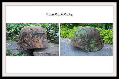 The German camo helmet