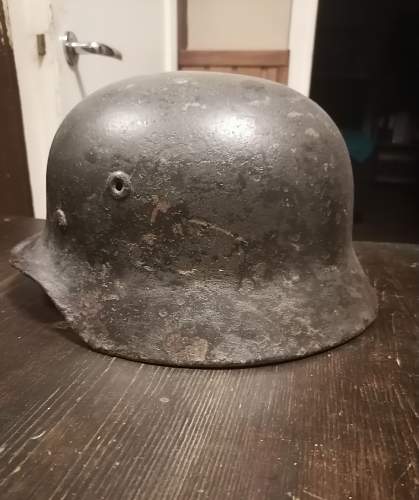 Q64 DN524 Marked German Helmet?
