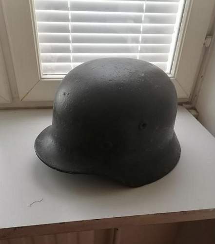 Q64 DN524 Marked German Helmet?