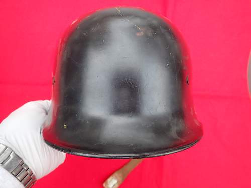 M34 Feuerschutz/Politzei helmet Fire Police Opinions Please