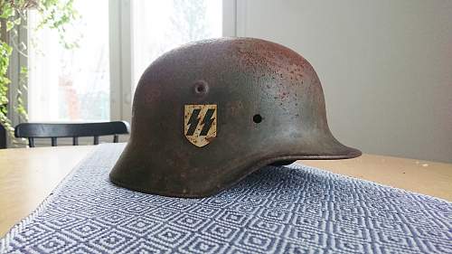 Alleged SS helmet