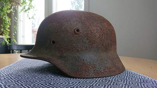 Alleged SS helmet