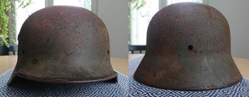 Alleged SS helmet