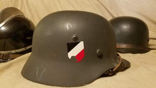 Fake German Steel helmets