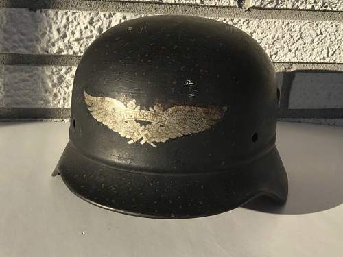 WW2 German helmet