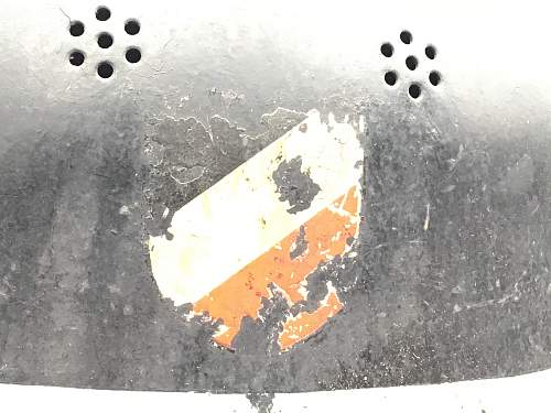 M34 Double Decal Luftwaffe Crash Crew Helmet - “Hairy Bird” Adler Decal