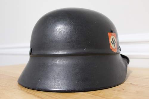 M40 DD Beaded Police Helmet EF62 #02
