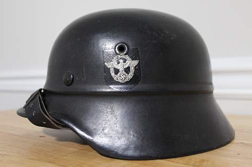 M40 DD Beaded Police Helmet EF62 #02