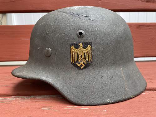 M35 SE64 Kriegsmarine Drivers Helmet #4831