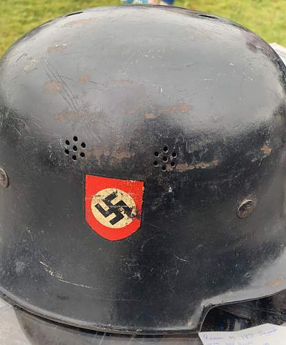 German police fire Helmet