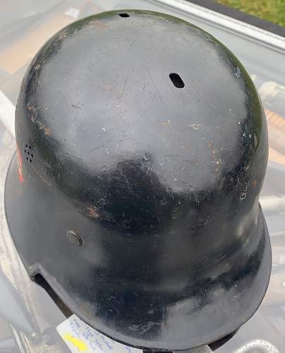 German police fire Helmet