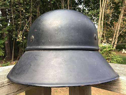 Three Piece Luftschutz Gladiator Factory Police Helmet
