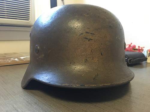 Original German Camouflage helmet?