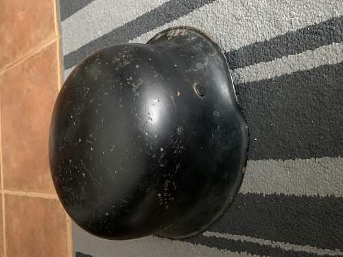 Is this M34 helmet from the WW2 era or postwar?