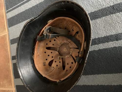 Is this M34 helmet from the WW2 era or postwar?