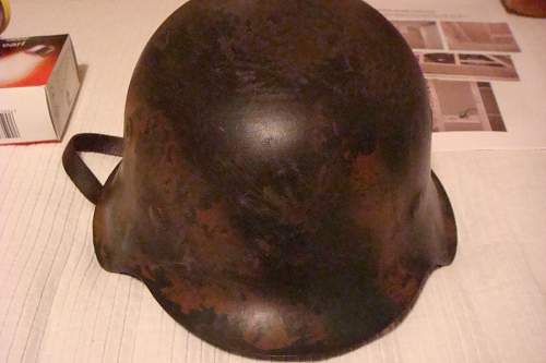 German camo helmet