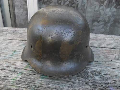 PLEASE YOUR OPINIONS ON 2x  M42  HELMET  SHELLS