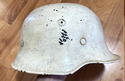 White M34 Medium Duty Helmet