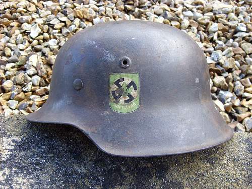 M42 helmet with sauerland decal