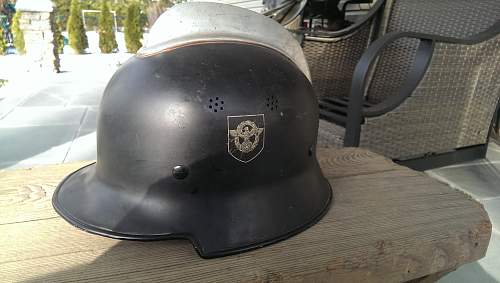 M34 feuerschutzpolizei helmet