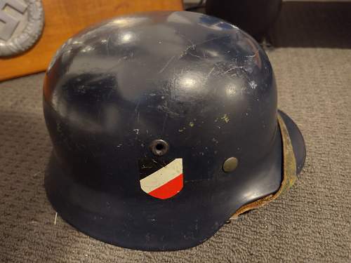 Kriegsmarine Helmet. Been looking for years for one of these!