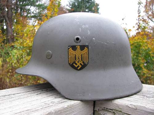 Kriegsmarine Helmet. Been looking for years for one of these!