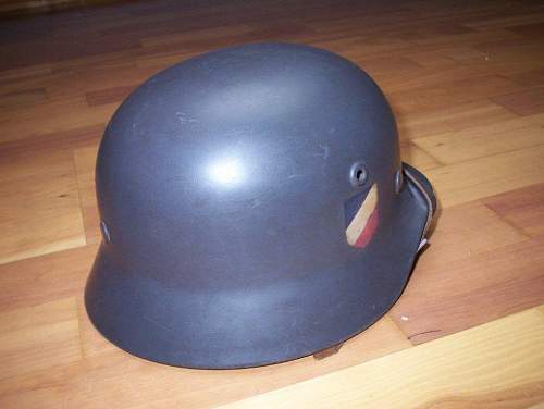 You think about this helmet with decals of Luftwaffe