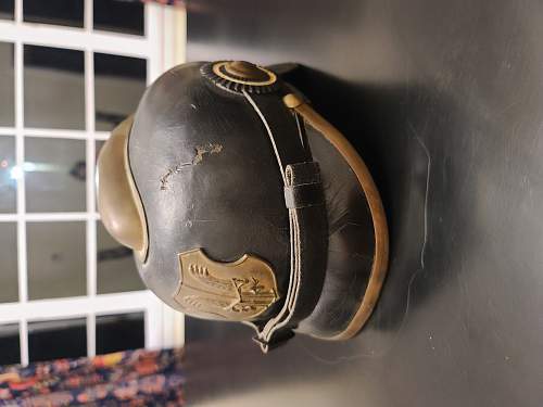 M40 Helmet &amp; Fireman's Pickelhaube Identification Needed