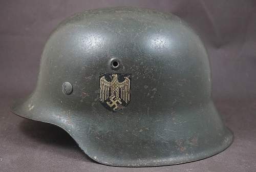 M42 RAD DD helmet (Reichsarbeitsdienst)
