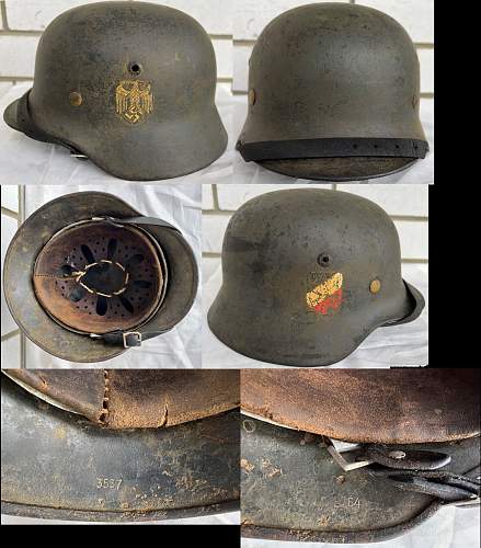 2 x Helmets - KM and Heer - Original?