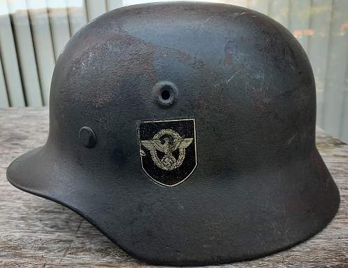 M40 Quist polizei steel helmet