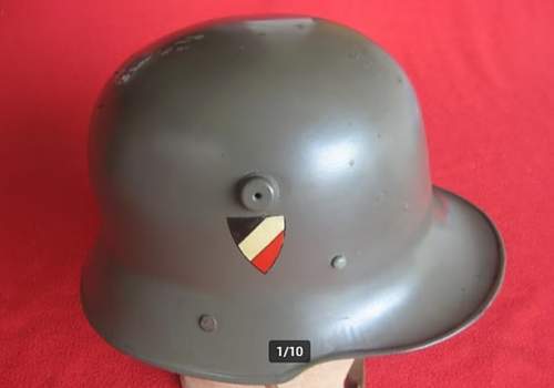 German heer child helmet