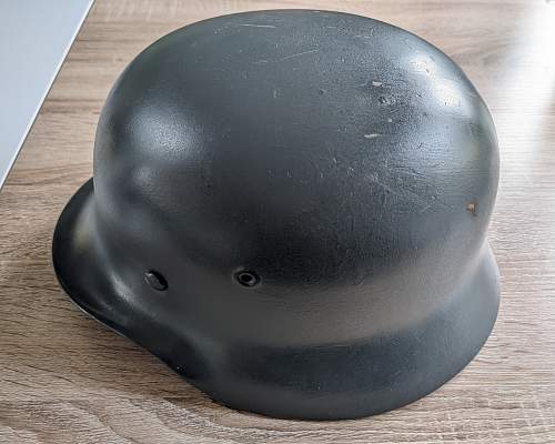 Plain Helmet marked EF64
