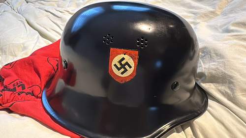 Original M34 police helmet?