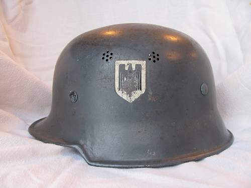 M34 DRK helmets.