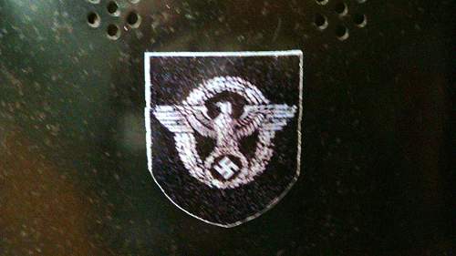 Please help!!  Need to know if authentic german police helmet