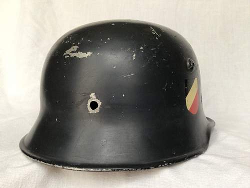 Double Decal Luftwaffe Aluminum Parade Helmet