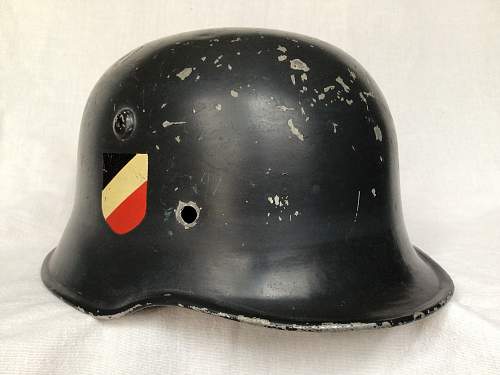 Double Decal Luftwaffe Aluminum Parade Helmet