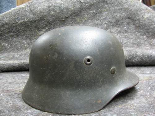 Is this wwii german m1940 helmet authentic?