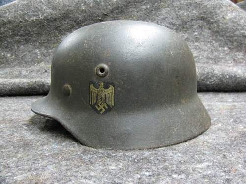 Is this wwii german m1940 helmet authentic?