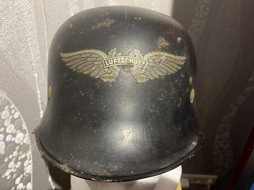 Luftschutz helmet real or fake