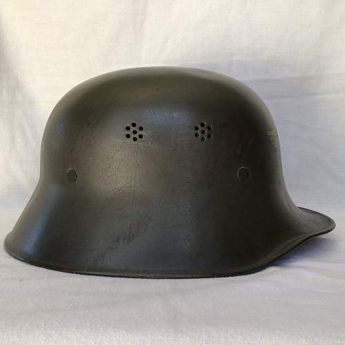 A Pair of Less Common Luftschutz Helmets