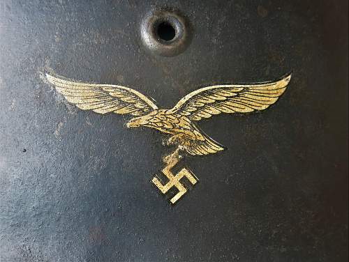 Luftwaffe M42 single decal helmet