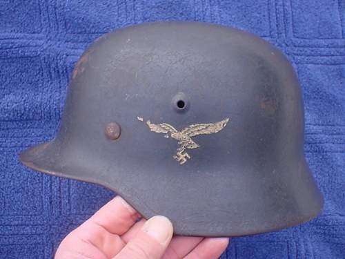 Is this luftwaffe helmet authentic?