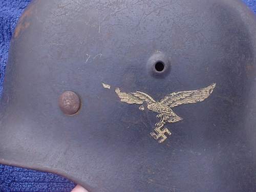 Is this luftwaffe helmet authentic?